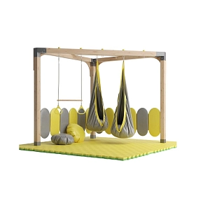 Угловой спортивно-игровой комплекс «Сенсорум» (для сенсомоторной интеграции и нейрокоррекции)