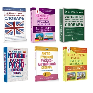 Комплект словарей по иностранному языку