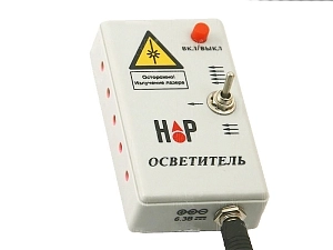 Лазерный излучатель для оптики, магнитный крепёж