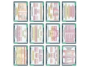 Таблицы по литературе для 8 класса, 68×98 см