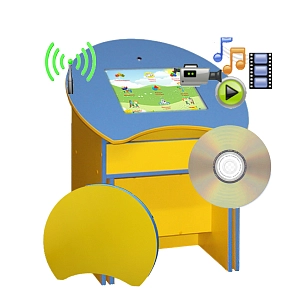 Регулируемая интерактивная парта ИТП-029 для детей (5+)