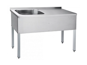 Стол для мойки овощей, краш.каркас, 1200х600х850 мм