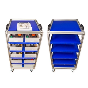 Мобильная стойка для хранения наборов ГИА по физике