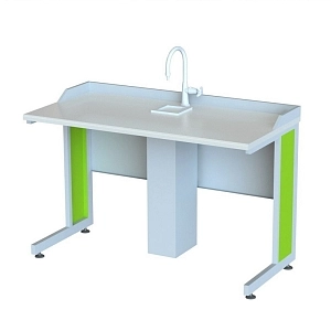 Ученический лабораторный стол 1200 мм с сантехникой