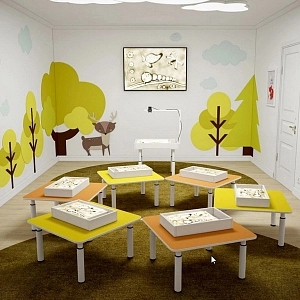 Sand Studio «Совершенство» — комплект для песочной студии, 6 мест