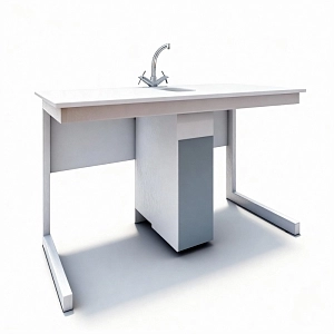 Стол ученический для кабинета химии двухместный