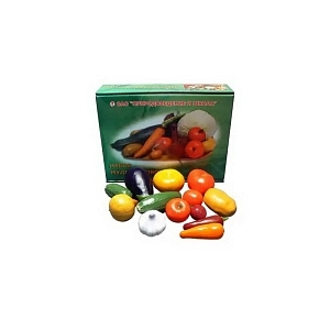 Большой набор муляжей овощей — 13 шт.