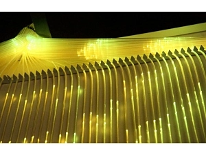 Настенный гребень для оптоволокна 40 см