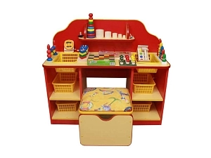 Дидактический маленький стол с хранением DMR-М223