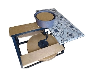 Ручной гончарный круг КЕР-ОКР-047-020 — педальный/маховиковый