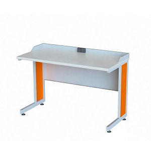 Стол лабораторный ученический физический c бортиком и розетками 42В