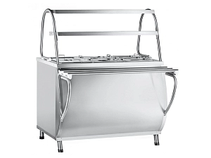 Мармит электрический Патша L1120 мм, 2 полки