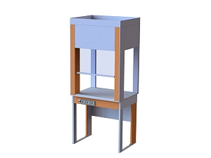 Демонстрационный вытяжной шкаф 900 мм (оранжевый)