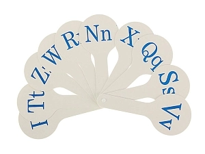 Веер-касса «Английские согласные», пластик