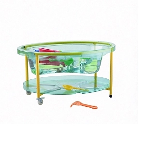 Игровой стол на колёсах для воды и песка 88x88x65 см