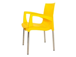 Стул пластиковый Ricco с подлокотниками 56х60х84 см