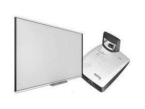 Интерактивная доска SMART Board SBM787V с проектором BenQ MW855UST+