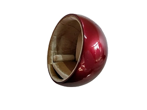 Кресло-подвес "Шар" в велюре — вращающийся, усиленный