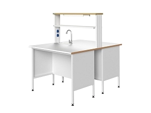 Лабораторный островной стол 1200×1500, высота 900/1520 мм