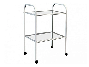 Передвижной процедурный стол MD SP 2G, 2 полки (стекло)