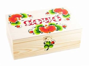 Лото в шкатулке, подарочное, светлое с замочком