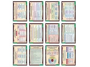 Таблицы по литературе 11 класс 68×98 см