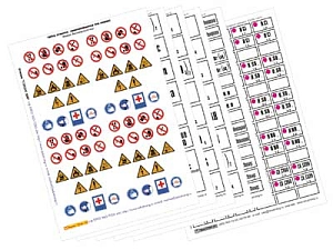 Набор этикеток самоклеющихся (общий)