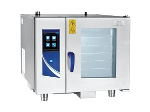 Бойлерный пароконвектомат 6×1/1, габариты 840×800×775 мм