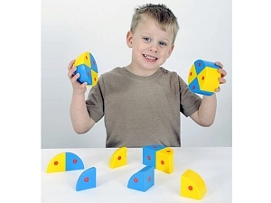 Магнитный конструктор Полидрон — 24 элемента (сферы и цилиндры)