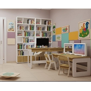 Оснащение кабинета психолога АЛМА — комплект 16 м²