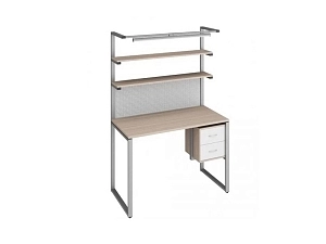 Односторонний стол с ящиками для робототехники 1000*630*1500 мм