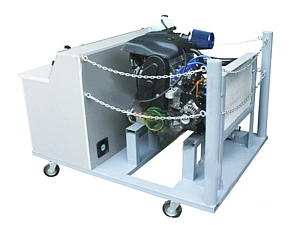 Лабораторный стенд с 8‑клапанным бензиновым двигателем