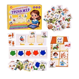 Игра‑тренажер логопедический на велкро, 5+