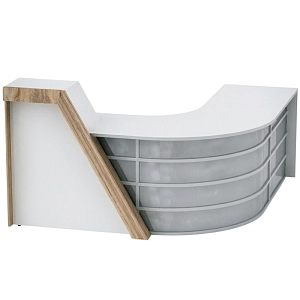 Кафедра библиотечная 1828х1800х1052 мм. (серый/дуб сонома)