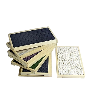 Дорожка тактильная — 7 поверхностей, длина 3500 мм