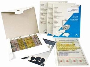 Учебные транспаранты: производство серной кислоты, 15 листов