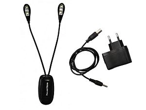 Светодиодная лампа для подсветки партитур Стойки и Кабели (STANDS & CABLES) LED-4, цвет черный