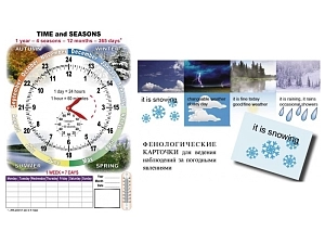Обучающий набор Time — природный календарь на английском