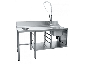 Стол предмоечный СПМП-6-7 1712 x 702 x 1080 мм