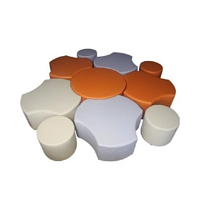 Комплект пуфов-трансформеров «Ассорти» (10 пуфиков)