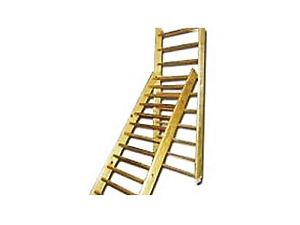 Гимнастическая приставная стенка с зацепами 2 х 0,7 м