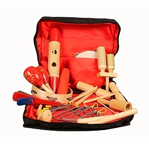 Перкуссионный набор из 17 предметов в сумке