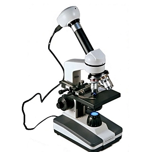 Демонстрационный монокулярный микроскоп 45°