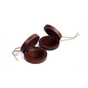 Кастаньеты деревянные, тонированные