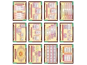 Альбом таблиц "Литература" 5 класс, 68×98 см — 12 шт.