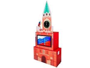 Патриотический интерактивный модуль «Родная страна» с флагштоком