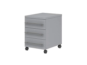 Тумба подкатная с ящиками, лист.сталь, 670х400х500 мм.