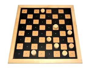 Шашки тактильные для незрячих школьников