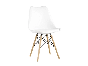 Белый стул Freames, буковая основа