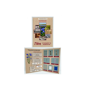 Коллекция «Лен и продукты переработки» 400×280 мм